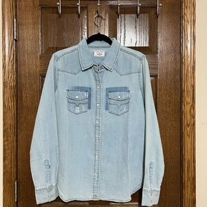 Kimes Ranch Light Blue Button Down Shirt